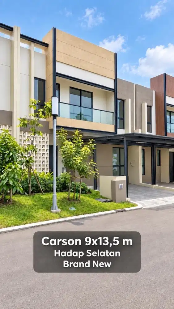Disewakan Rumah Brand New Cluster Carson Summarecon Serpong