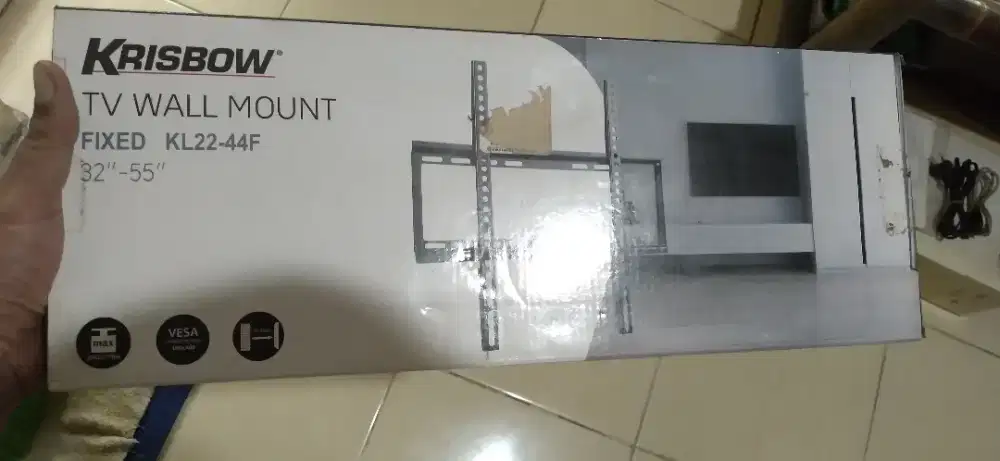 BRACKET TV KRISBOW KL22-44F BARU SEGEL
