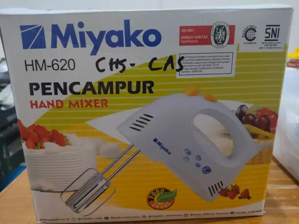Miyako HM-620 HAND MIXER TIDAK PERNAH DIPAKAI DARI TOKO