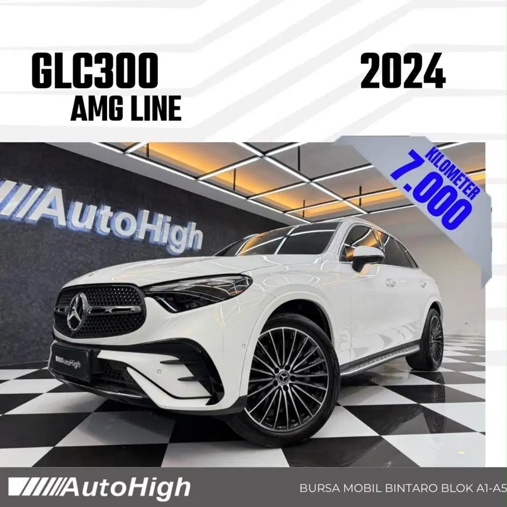 DP10% [Km7.000] GLC300 AMG 2024 White / GLC 300 Reg 2025 #AUTOHIGH