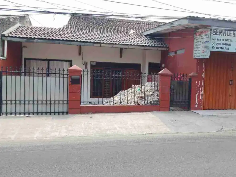 Rumah murah pinggir jalan di bintara raya cakep buat ruko dekat pondok kopi