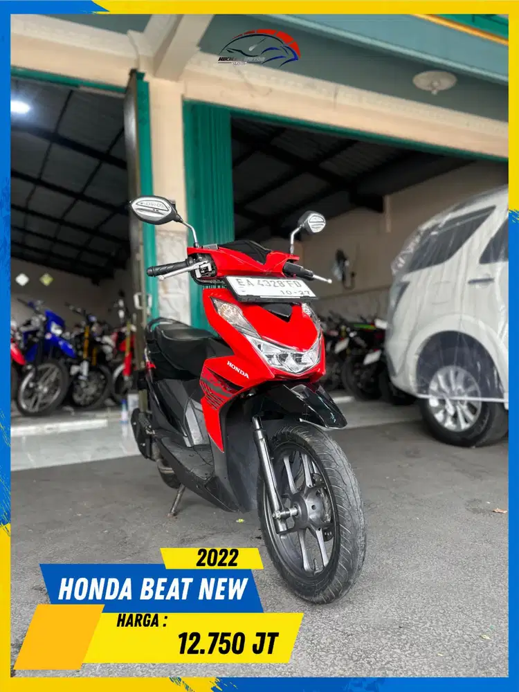 HONDA BEAT NEW 2022 PLAT EA MURAH MERIAH HIKMAH MOTOR KEPUH MALANG