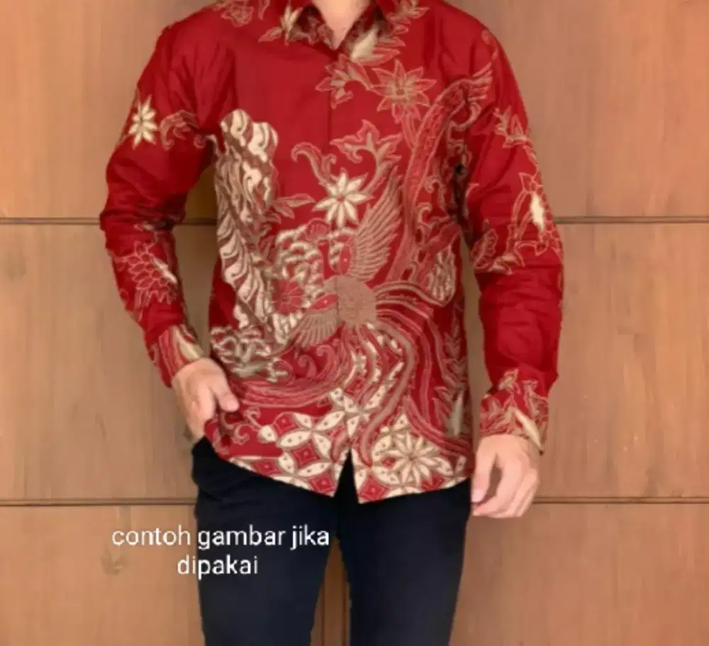 Baju kemeja batik pria preloved