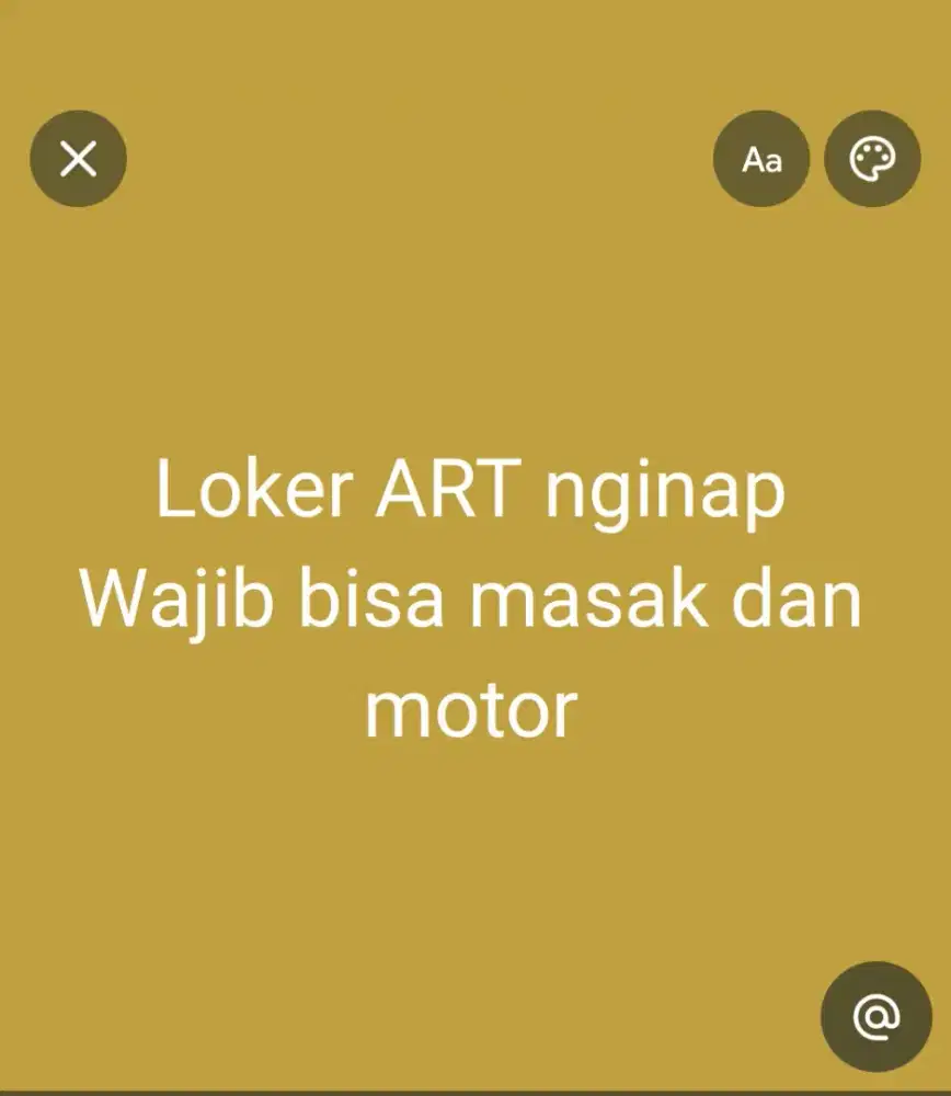 Loker ART di perumahan