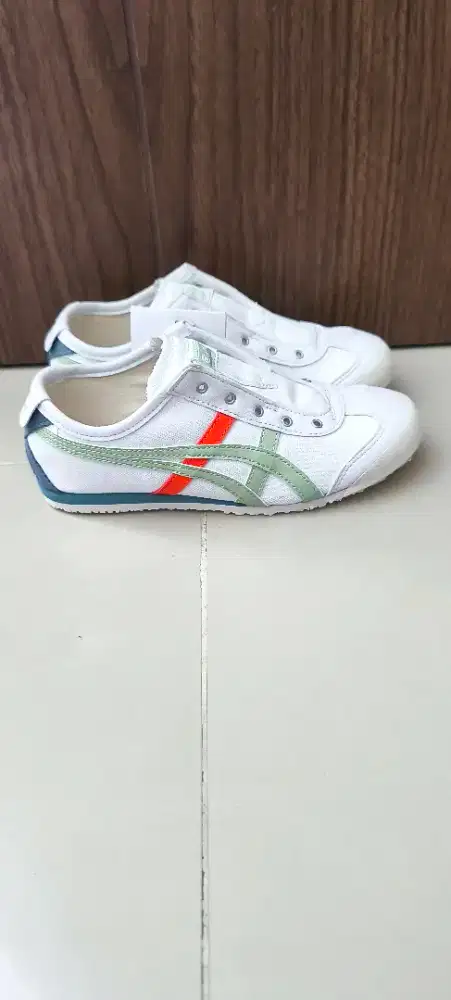 Original, Baru, Onitsuka Tiger Mexico Slip-On kids size 33,5