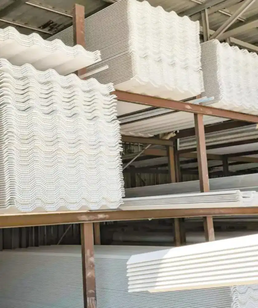 Atap UPVC Double layer 7 m & Transparan