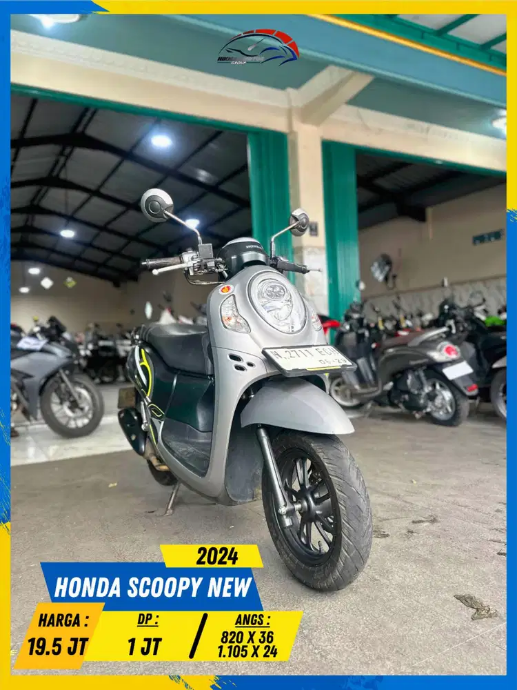 HONDA SCOOPY NEW 2024 NEGO SAMPE DEAL HIKMAH MOTOR KEPUH MALANG