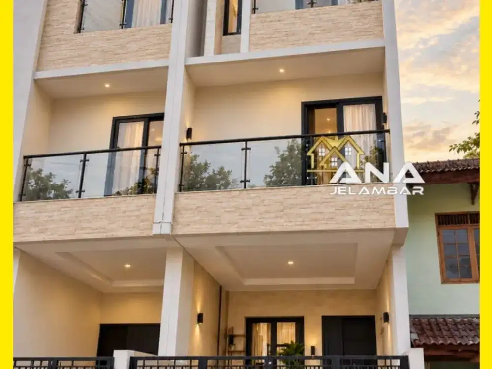 ANA RUMAH BARU 1M-AN 3LT LUAS 4X11M MODERN MINIMALIS DI DURI KEPA