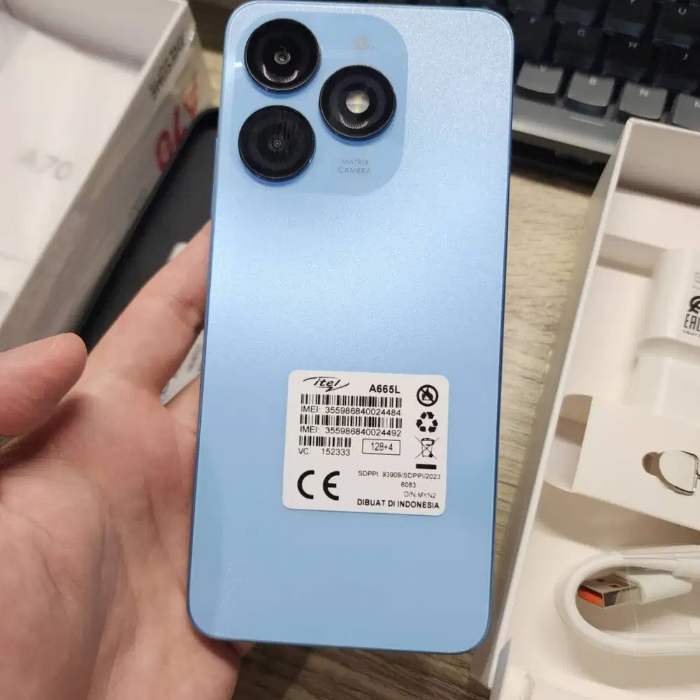 ITEL A70 4/128GB mulus istimewa fullset