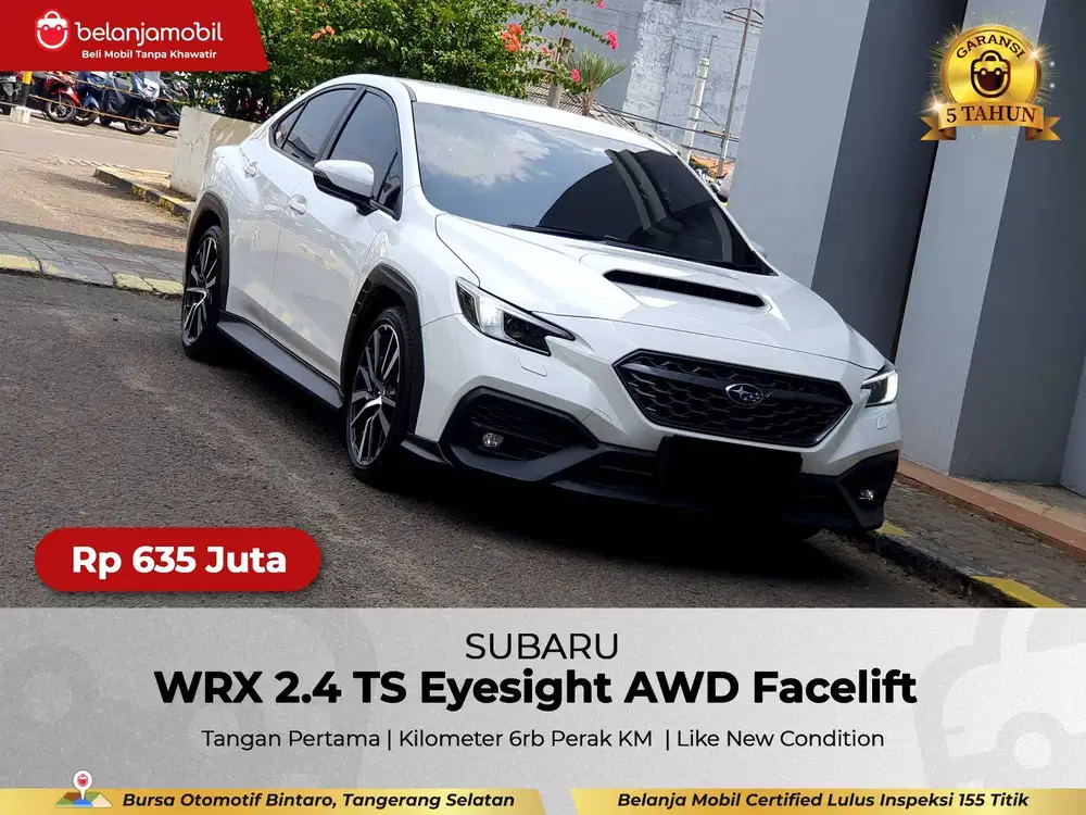 [ GARANSI 5THN AWD KM 6RB ] Subaru WRX 2.4 TS Eyesight 2023/2024/2025