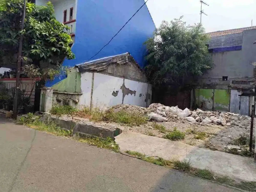 Tanah Bekas Rumah Siap Bangun 96m² Harga 350jt