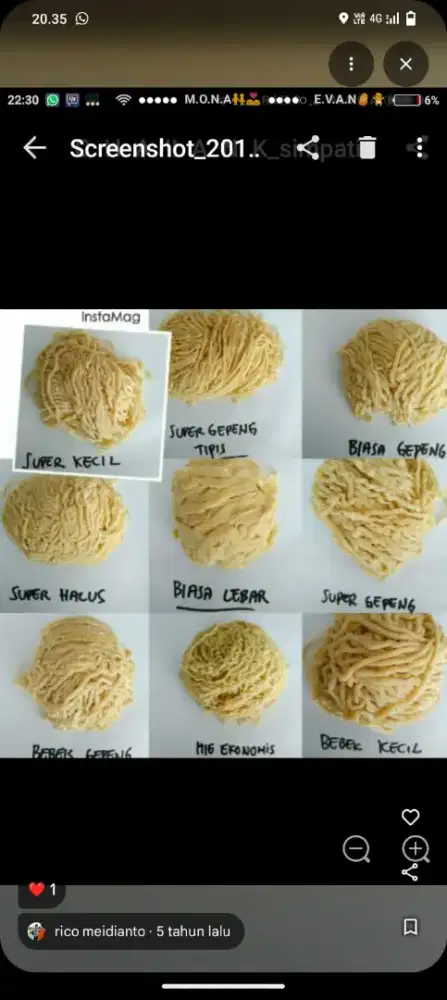 Mie buatan rumahan