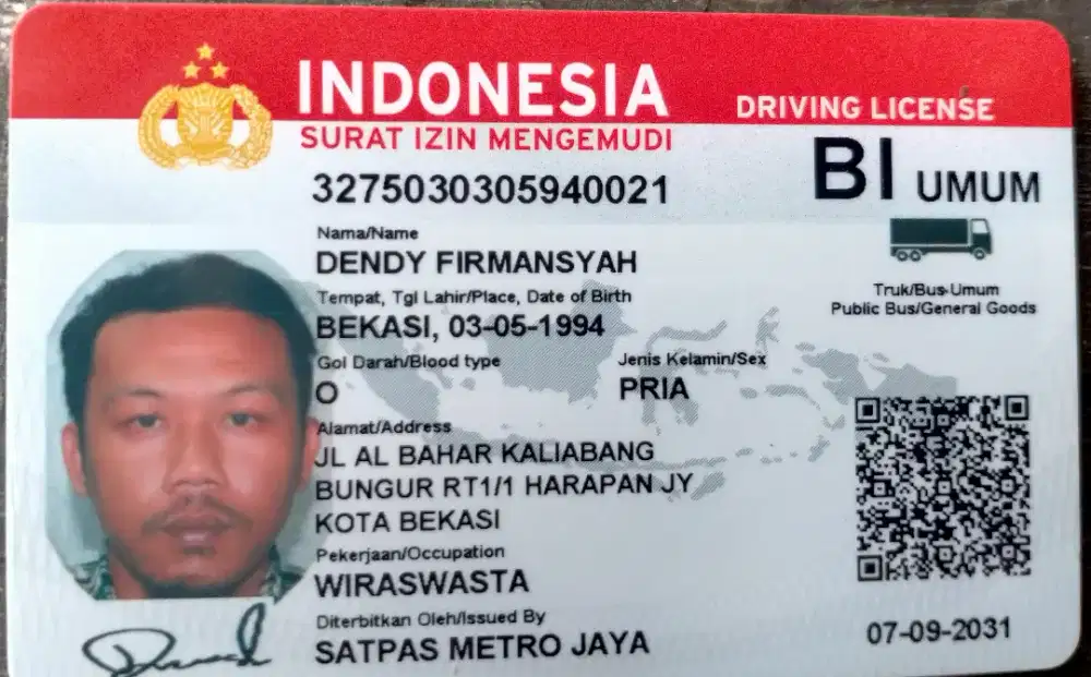 Mencari kerja supir truck