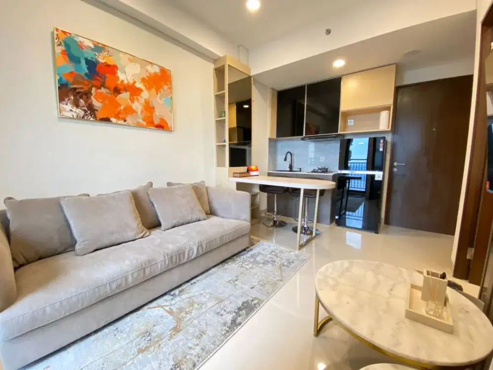 Apartemen Trans Park Cibubur 2BR (Bedroom) Full Furnished Mewah Lantai 25