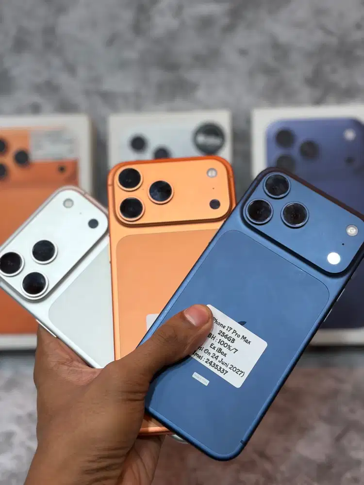 Jual iPhone 17 Pro Max 256GB/512GB Second Mulus Original