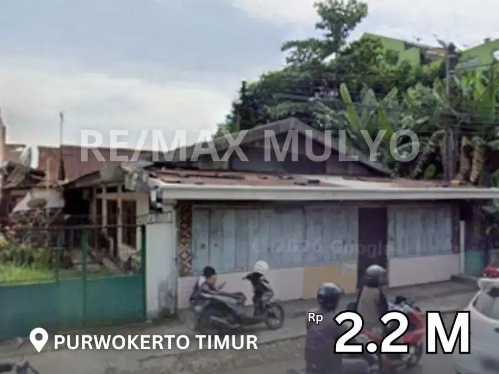 Dijual Rumah Lama Tepi Jalan Besar Cocok Untuk Usaha Area Strategis Purwokerto Timur