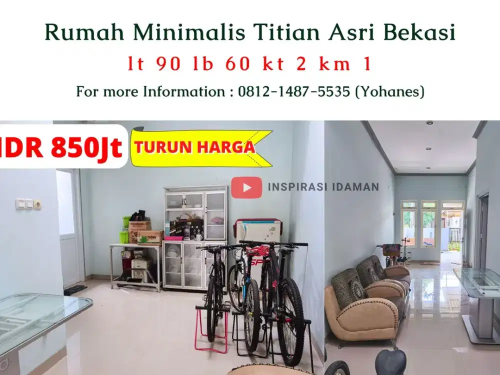 Rumah Minimalis Titian Asri Bekasi