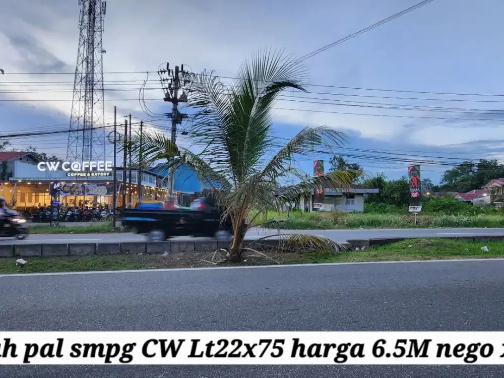 DIJUAL TANAH STRATEGIS SAMPING CW COFFEE
