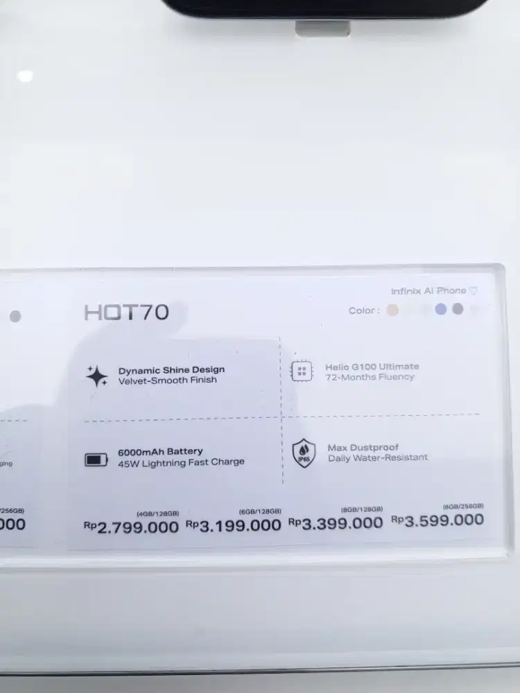 Dijual Infinix bergeransi resmi