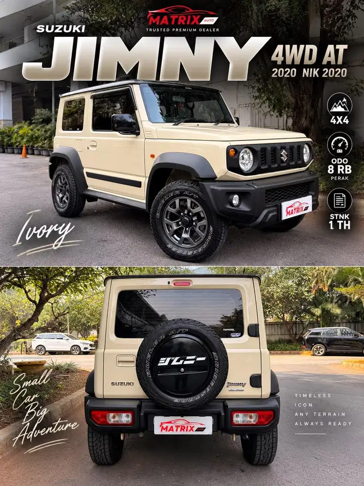 Suzuki Jimny 4Wd At Nik 2020 ivory on Black Siap pakai