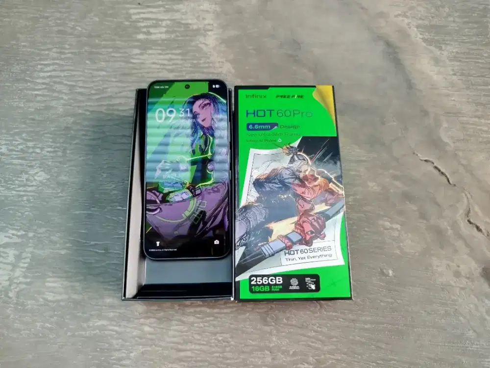 Infinix hot 60 pro 8/256 fullset mulus