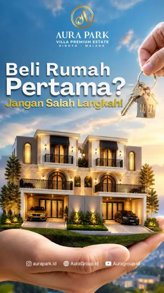 Hunian semi villa dengan view terbaik di Malang