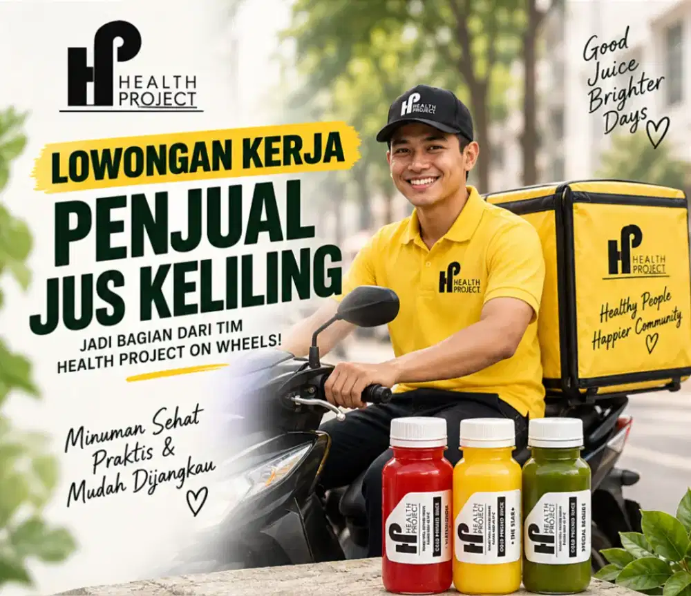 Penjual keliling dan asisten dapur