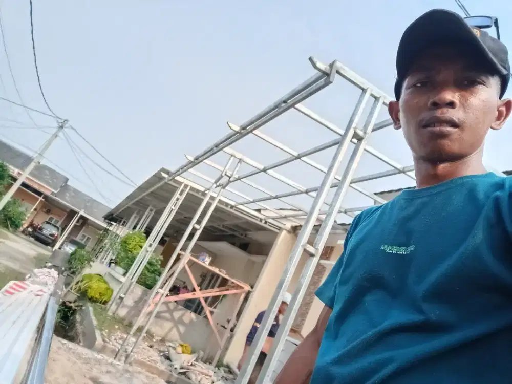 menerima jas bikin kanopi , reling tangga ,pager, dan renov rumah ,