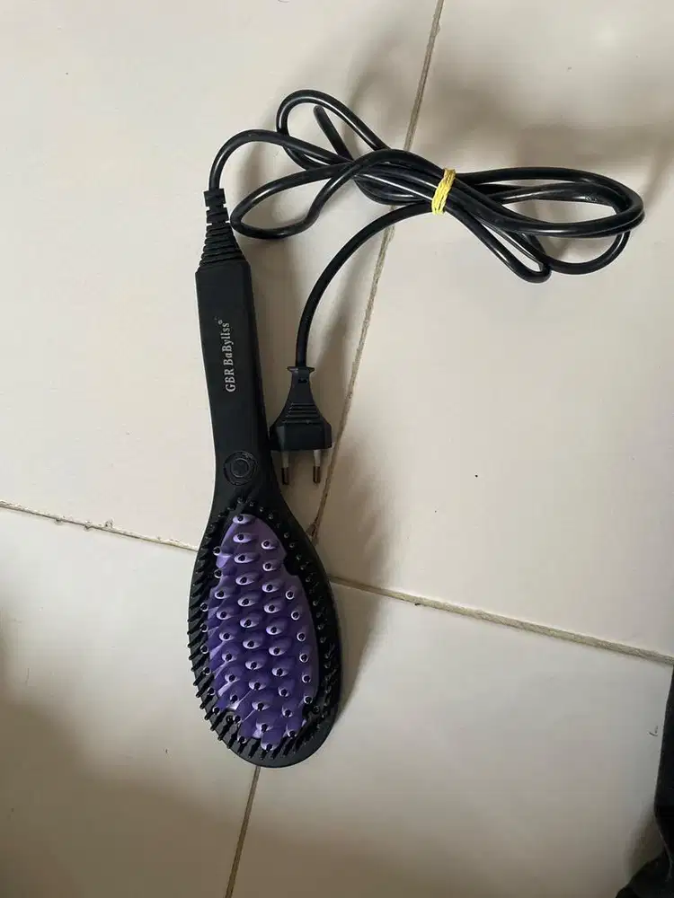 Catok rambut sisir dan curly
