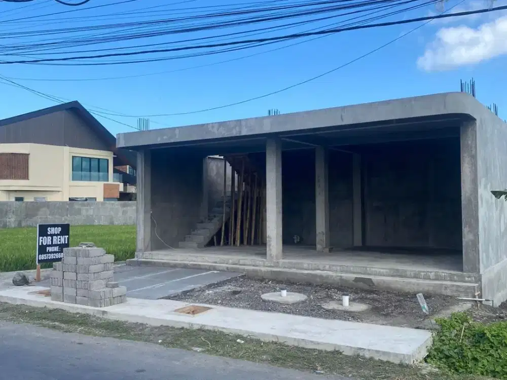 Ruko Premium 1 Lantai Disewakan di Area Pererenan, Badung