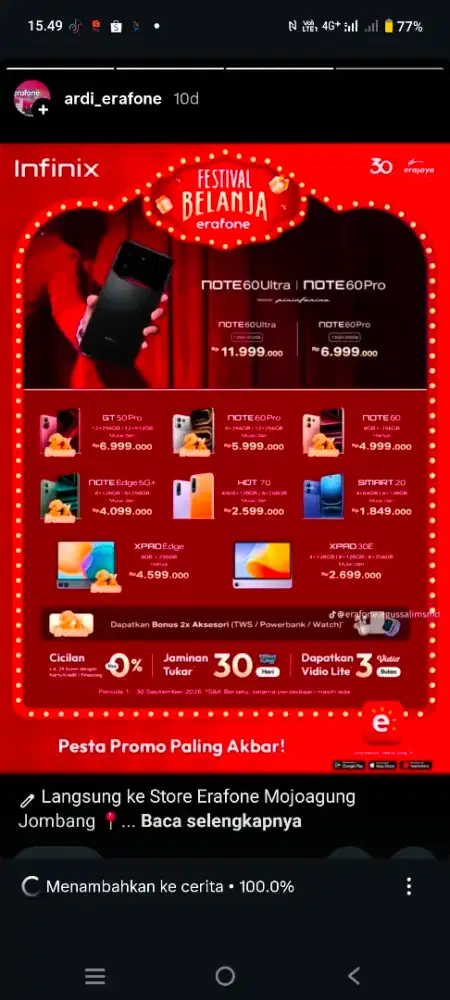 HP TERBARU DARI ERAFONE MOJOAGUNG