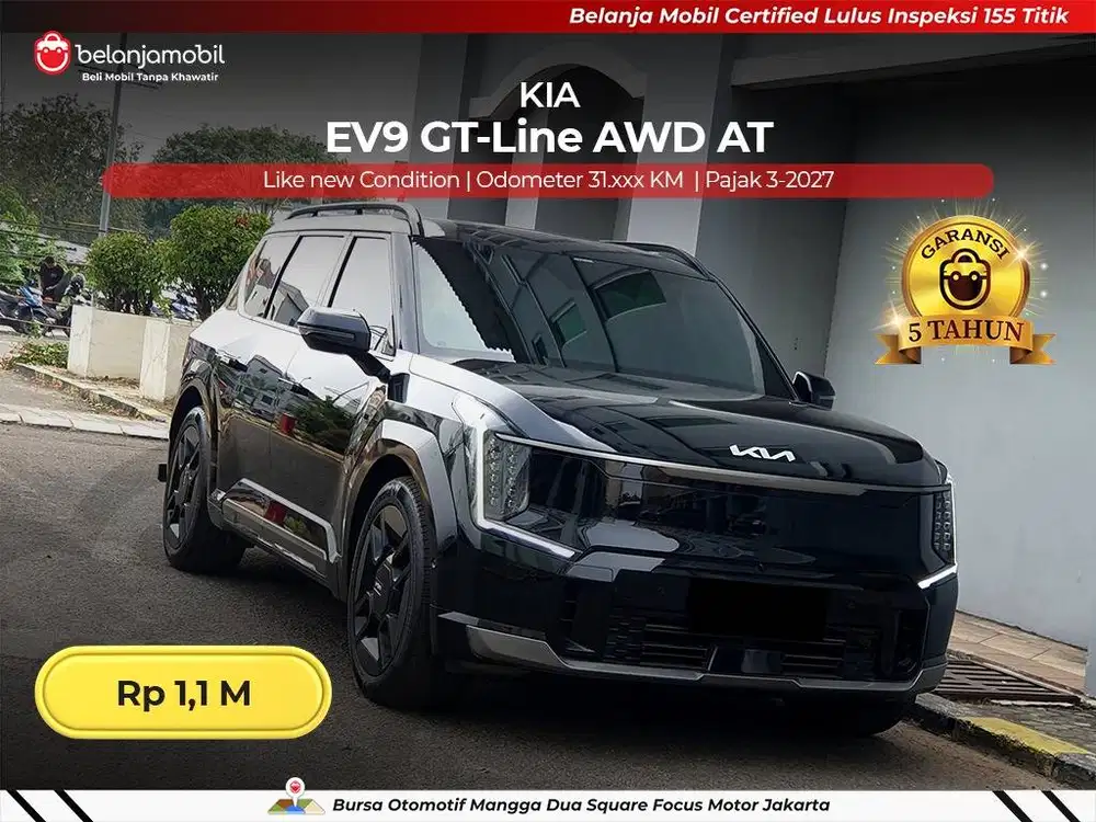 [ GARANSI 5THN AWD ] Kia EV9 EV 9 GT-Line 2022/2023/2024