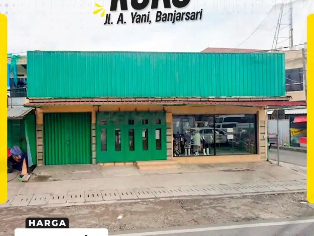 Disewakan Ruang Usaha di Jl A Yani Gilingan Area Komersil Cocok Untuk Resto/Toko