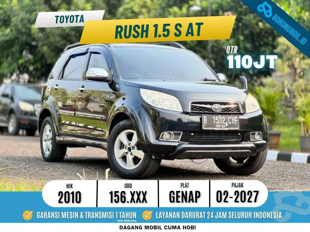 Rush 1.5 S AT 2010 Hitam