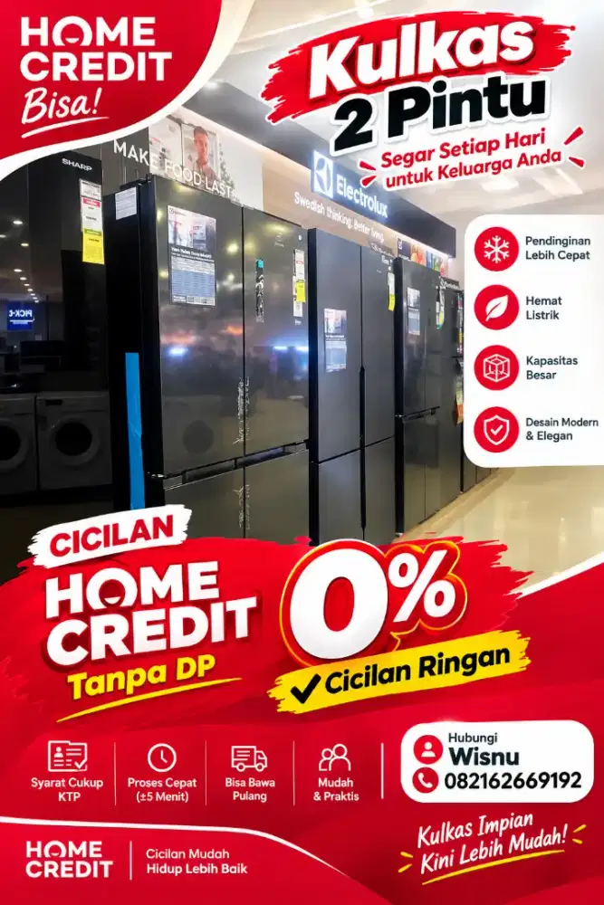 Cicilan ringan DP 0% hanya di home Credit