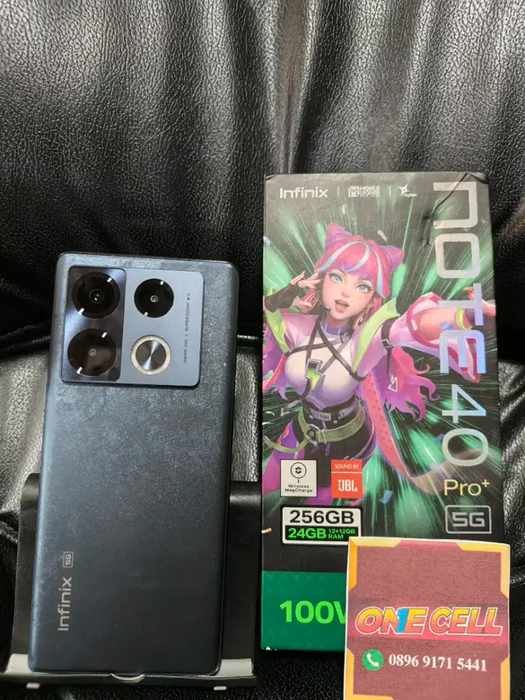 Infinix Note 40 Pro+ 5G Ram 12+12/256GB Fullset Ori