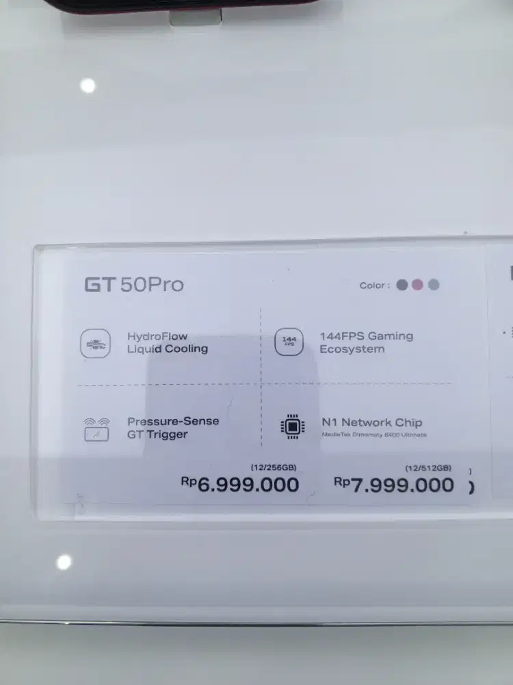 Dijual hp infinix GT 50 PRO bergaransi resmi