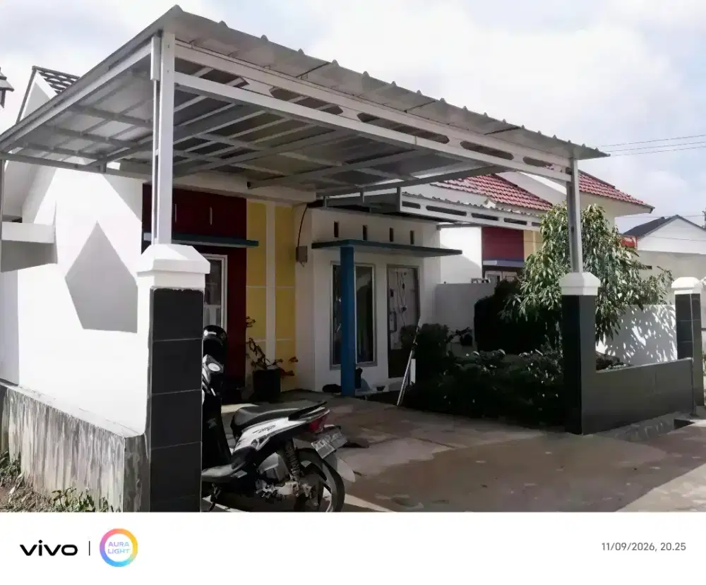 Pasang kanopi baja ringan