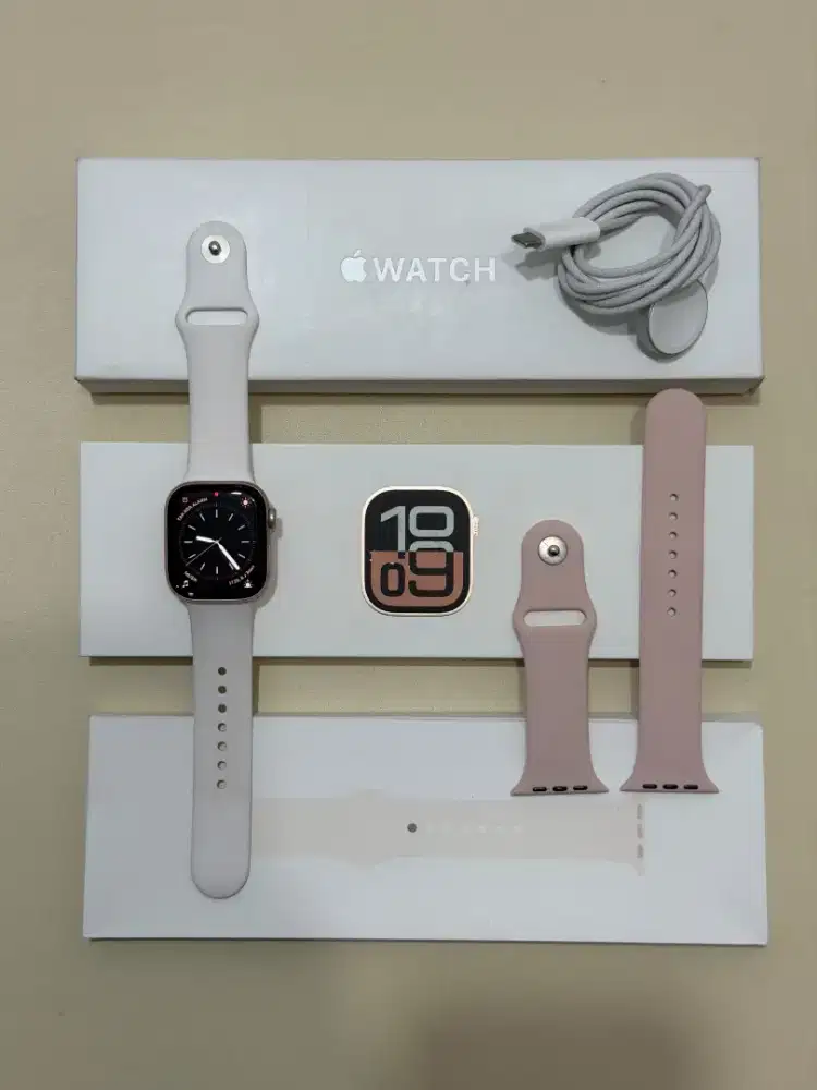 Apple Watch Series 10 42mm - Rose Gold - Resmi Indo
