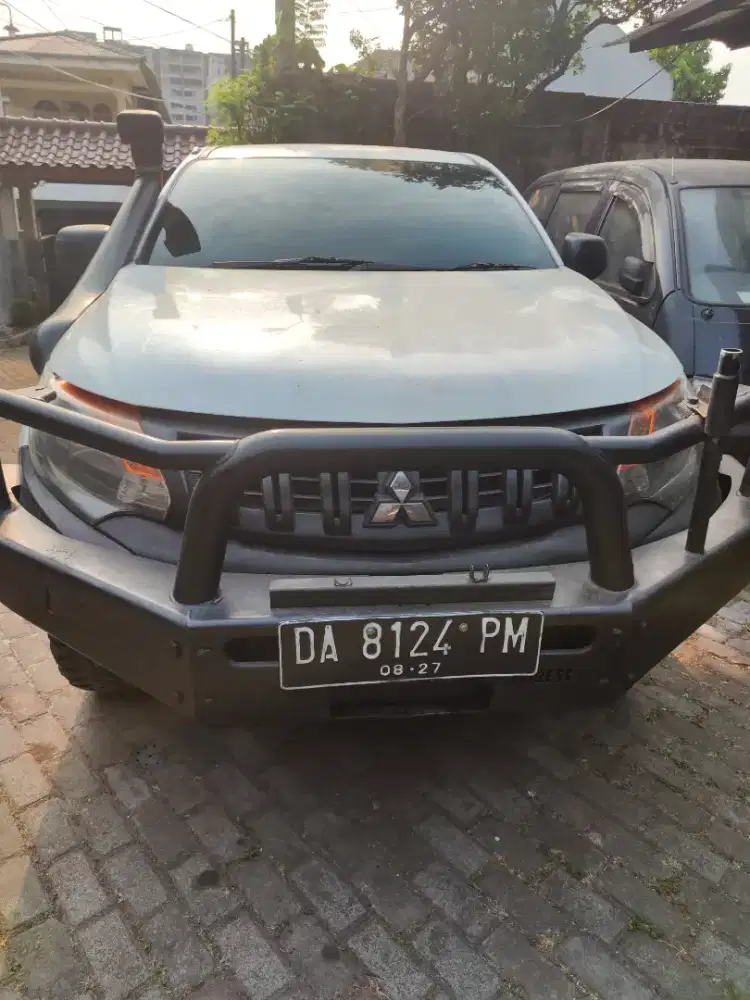 Mitsubishi Triton Dobel Cabin HDX 2017 Pajak2026 plat DA/4WD/Ac dingin