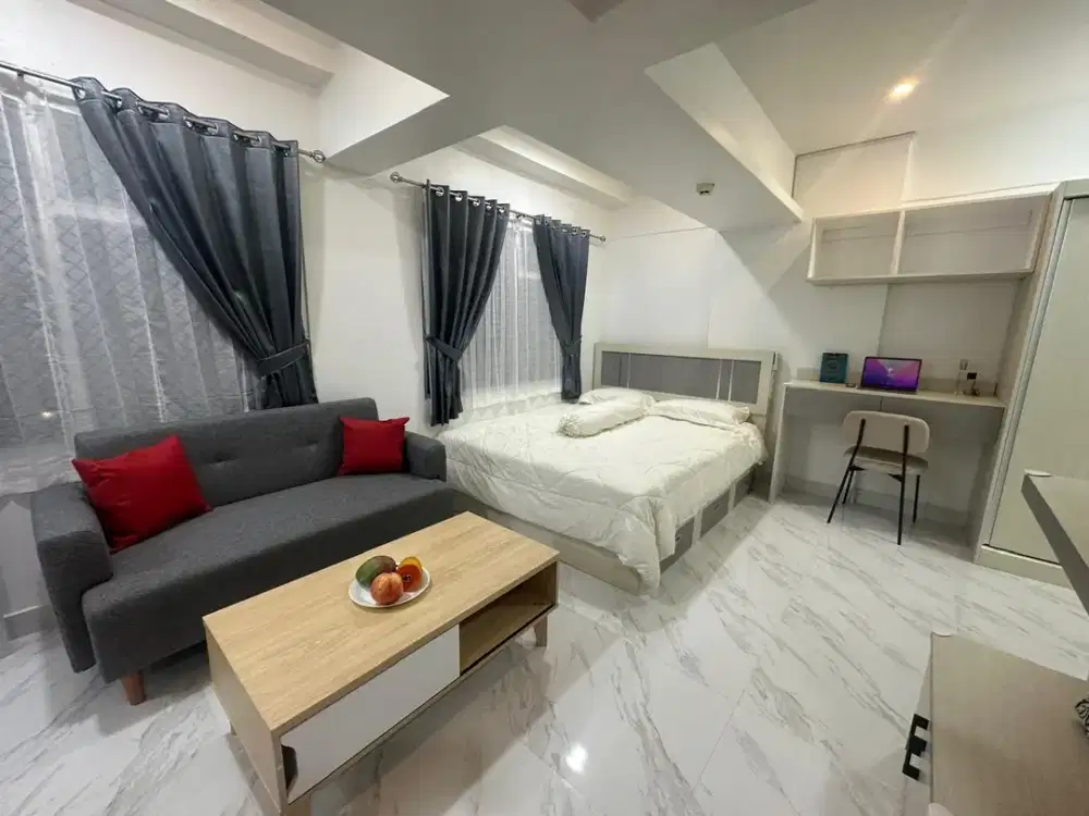 Studio Modern di Bandung | Full Furnished, Nyaman & Terjangkau