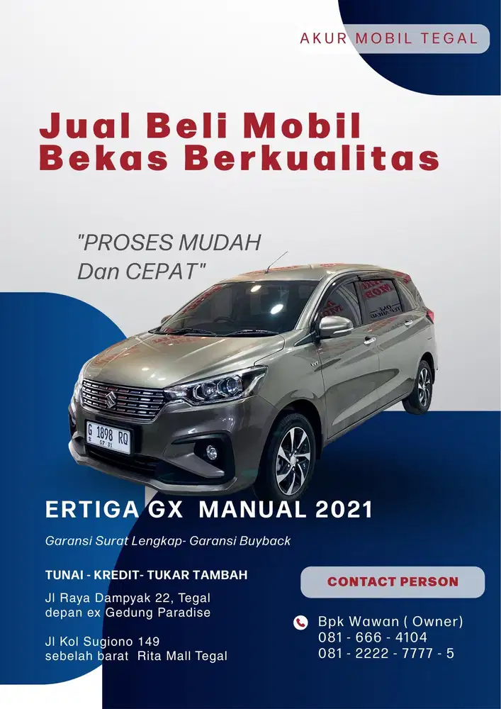 DP 40jt ! SUZUKI ERTIGA GX MANUAL 2021 abU2 FUL ORI ISTIMEWA SIAP PKAI