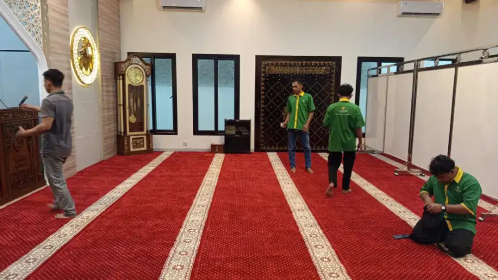 Karpet Masjid Tipe Al Saray merah Bintik