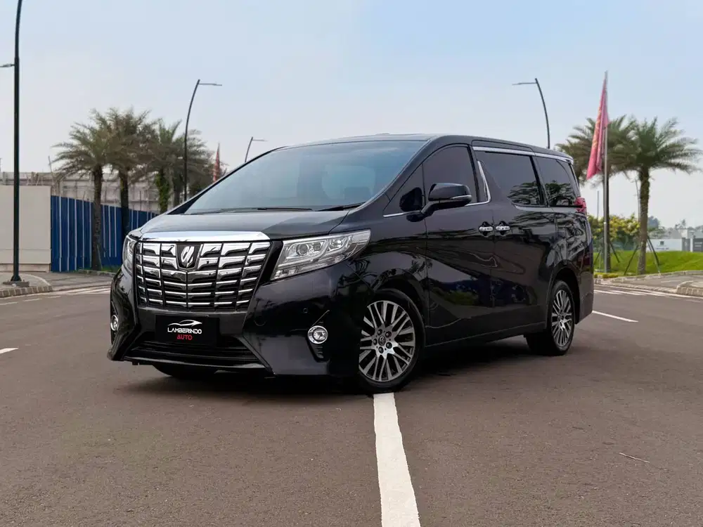TOYOTA ALPHARD 2.5 G ATPM 2016 HITAM