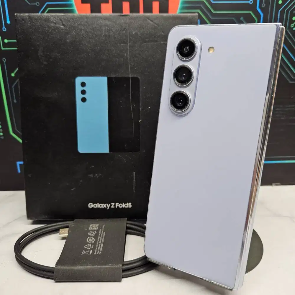 Samsung Galaxy Z Fold 5 12/512GB Blue SEIN Resmi Fullset No Minus