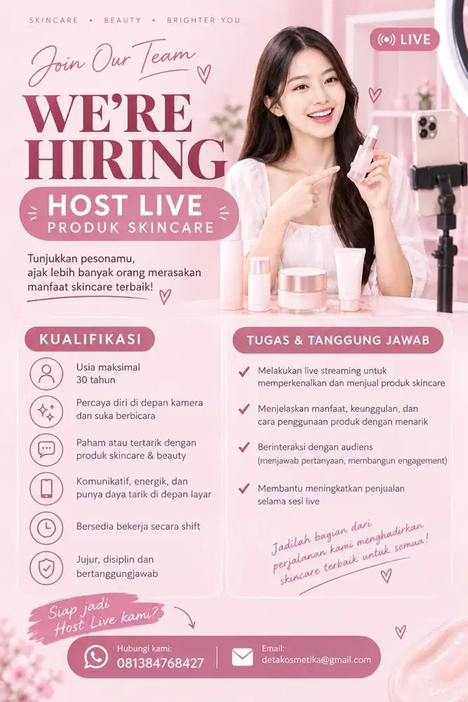 HOST LIVE SKINCARE