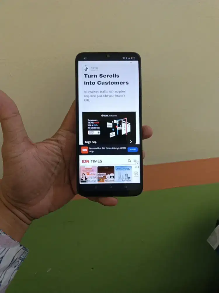 OPPO A77s Black - RAM 8GB (+8GB Extended) / 128GB Mulus Siap Pakai