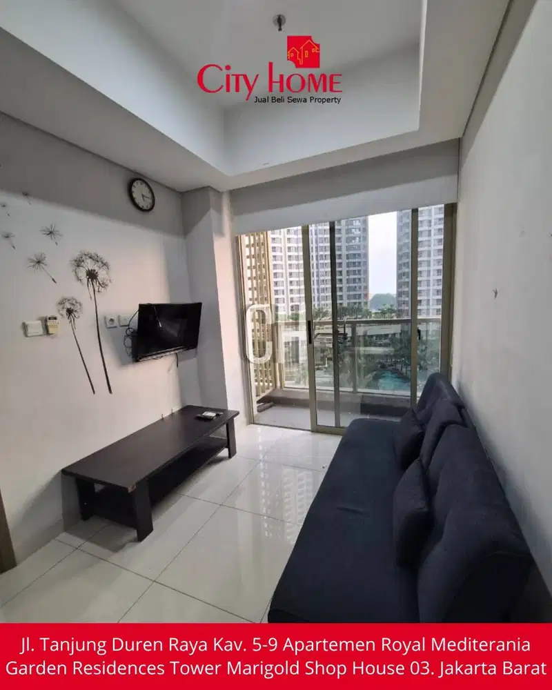Disewakan Apartemen 1 BR Furnished di Taman Anggrek Residences