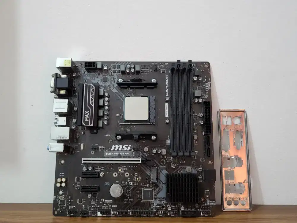 MOTHERBOARD B450M PRO VDH MAX & PROCESOR RYZEN 5 3600 AM4 DDR3