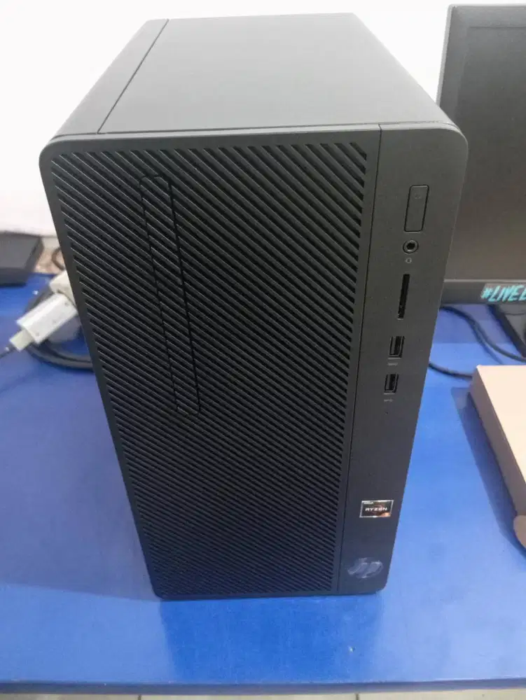 HP DESKTOP PRO A MT (RYZEN5- 2400G,8GB,1TB,GEFORCE GT730  2GB,WIN10)